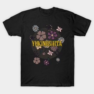 Aesthetic Proud Name Yukinoshita Flowers Anime Retro Styles T-Shirt